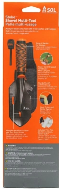 Adventure Medical Kits SOL Stoke Shovel 0140-1033 -Outdoor Tactical Gear adventure medical kits sol stoke shovel 0140 1033 0140 1033 48061.1647698805