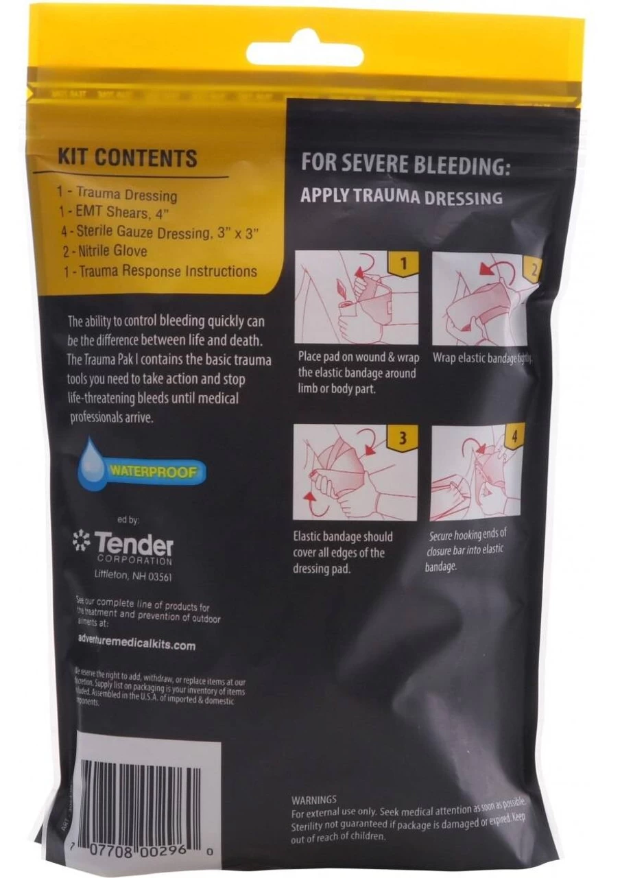 Adventure Medical Kits Trauma Pak I 2064-0295 5 Adventure Medical Kits Trauma Pak I 2064-0295 - Image 3