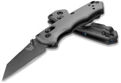 Benchmade 290K Charcoal Grey Full Immunity Wharncliffe Tactical EDC Folding Knife