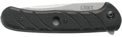 CRKT 7160 Intention Drop Point Assisted Opening Flipper Folding Knife -Outdoor Tactical Gear columbia river knife and tool intention assisted folding knife 7160 85017.1611720100