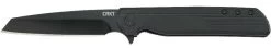 CRKT 3802K LCK + Blackout Tanto Assisted Opening Flipper Folding Knife