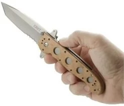 CRKT M16-14ZSF Desert Tactical Tanto Flipper Folding Knife -Outdoor Tactical Gear columbia river knife and tool m16 14zsf desert folder knife 14zsf 26365.1656266055