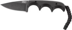 CRKT 2384K Minimalist Drop Point Compact Fixed Blade Neck Knife