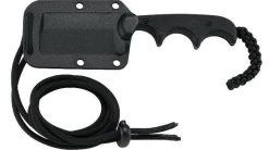 CRKT 2383K Minimalist Cleaver Blackout Compact Fixed Blade Neck Knife -Outdoor Tactical Gear columbia river knife and tool minimalist cleaver blackout fixed blade knife 2383k 08835.1611720328