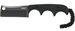 CRKT 2383K Minimalist Cleaver Blackout Compact Fixed Blade Neck Knife