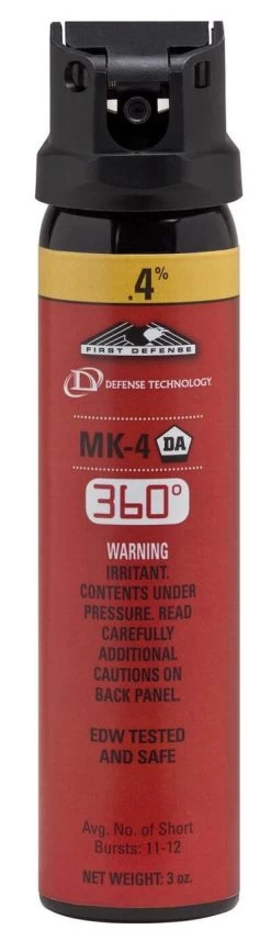 Defense Technology First Defense 360 .4% MK-4 Stream OC Aerosol