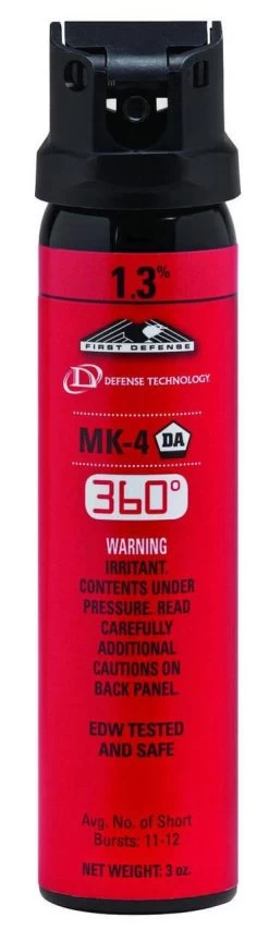 Defense Technology First Defense 360 1.3% MK-4 Stream OC Aerosol
