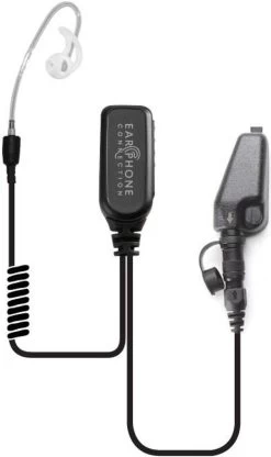 Earphone Connection Coyote Short Tube Label Microphone