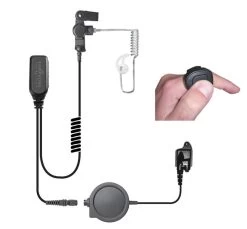 Earphone Connection Stingray Lapel Mic And Wireless PTT Kit