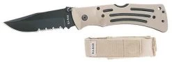 Ka-Bar Knives Desert Mule Folder Serrated Edge Knife