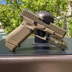 LA Police Gear FDE SlideRail XWL Tactical WeaponLight -Outdoor Tactical Gear la police gear fde sliderail xwl tactical weaponlight fl xwl01 fde 63344.1601529167