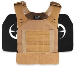 LA Police Gear JTE Plate Carrier + 2 Level IV Plates Kit