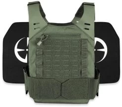 LA Police Gear LVPC Plate Carrier + 2 Level IV Plates Kit -Outdoor Tactical Gear la police gear lvpc plate carrier 2 level iv plates kit lvpc bundle 02529.1675300194