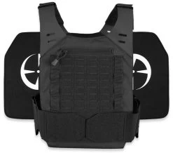 LA Police Gear LVPC Plate Carrier + 2 Level IV Plates Kit -Outdoor Tactical Gear la police gear lvpc plate carrier 2 level iv plates kit lvpc bundle 11070.1675300185