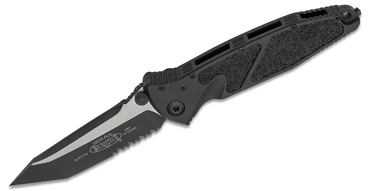 Microtech SOCOM Elite Manual Combo Edge Folding Knife 7 Microtech SOCOM Elite Manual Combo Edge Folding Knife - Image 5