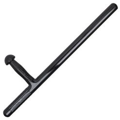 Monadnock PR-24 Rigid Side-Handle Black Polycarbonate Baton With Knurled Trumble Stop Handle
