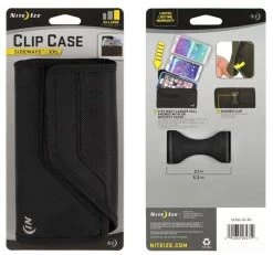 Nite Ize Clip Case Sideways Universal Rugged Holster XXL -Outdoor Tactical Gear nite ize clip case sideways xxl black universal rugged holster ccs2l 44907.1607123415