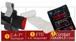 North American Rescue Compact Officer Response Emergency (CORE) Kit -Outdoor Tactical Gear north american rescue compact officer response emergency core kit 85 0834 77382.1602576520