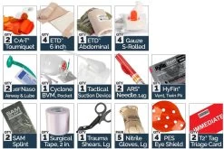 North American Rescue EMS Rapid Deplyment Kit -Outdoor Tactical Gear north american rescue ems rapid deplyment kit 80 0151 63618.1602578591