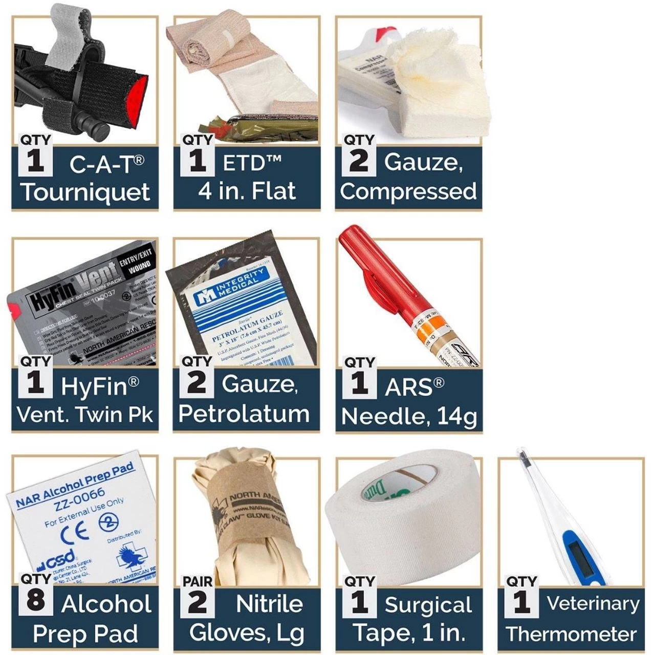 North American Rescue K-9 Handler IFAK Kit 5 North American Rescue K-9 Handler IFAK Kit - Image 3