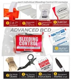North American Rescue Public Access Bleeding Control 5-Pack-Vacuum Sealed -Outdoor Tactical Gear north american rescue public access bleeding control 5 pack vacuum sealed pabc 5p 46945.1603740139