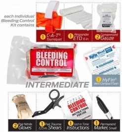 North American Rescue Public Access Bleeding Control 8-Pack-Vacuum Sealed -Outdoor Tactical Gear north american rescue public access bleeding control 8 pack vacuum sealed pabc8p 24914.1602584213
