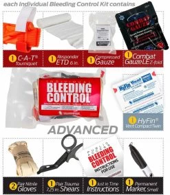 North American Rescue Public Access Bleeding Control 8-Pack-Vacuum Sealed -Outdoor Tactical Gear north american rescue public access bleeding control 8 pack vacuum sealed pabc8p 64628.1602586968