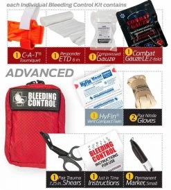North American Rescue Public Access Bleeding Control Clear Station-8-Pack-Nylon -Outdoor Tactical Gear north american rescue public access bleeding control clear starion 8 pack nylon pabccs nylon 70417.1683217997