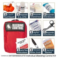 North American Rescue Public Access Individual Bleeding Control Kit -Outdoor Tactical Gear north american rescue public access individual bleeding control kit nar 80 0452 66034.1683217981