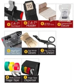 North American Rescue Rapid Response Kit- Rescue Task Force Edition -Outdoor Tactical Gear north american rescue rapid response kit rescue task force edition rrk 74640.1602576626