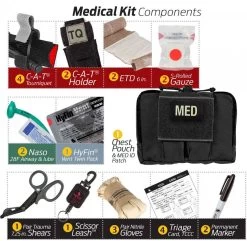 North American Rescue Rescue Task Force Vest Kit With Side Armor -Outdoor Tactical Gear north american rescue rescue task force vest kit with side armor rtfvk 87237.1602582698