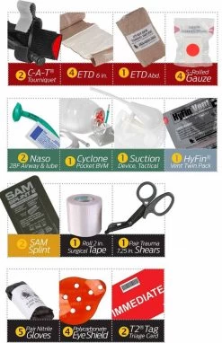 North American Rescue Tactical Rapid Deployment Kit -Outdoor Tactical Gear north american rescue tactical rapid deployment kit rdk 77679.1602586007