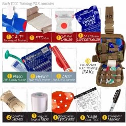 North American Rescue TCCC/TECC Training Module Skills/IFAK Combo 11 North American Rescue TCCC/TECC Training Module Skills/IFAK Combo -Outdoor Tactical Gear north american rescue tccctecc training module skillsifak combo 85 0740 09691.1602585119