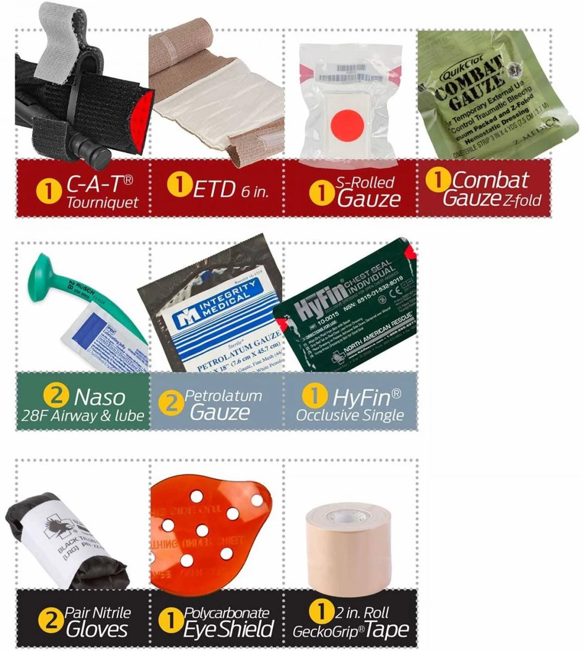 North American Rescue USCG IFAK Kit 7 North American Rescue USCG IFAK Kit - Image 5