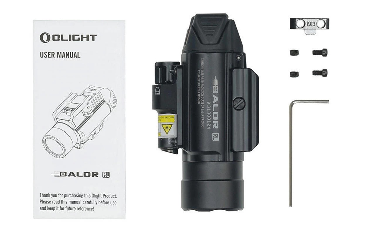 Olight Baldr RL Professional Red Laser Tactical Light 9 Olight Baldr RL Professional Red Laser Tactical Light - Image 7