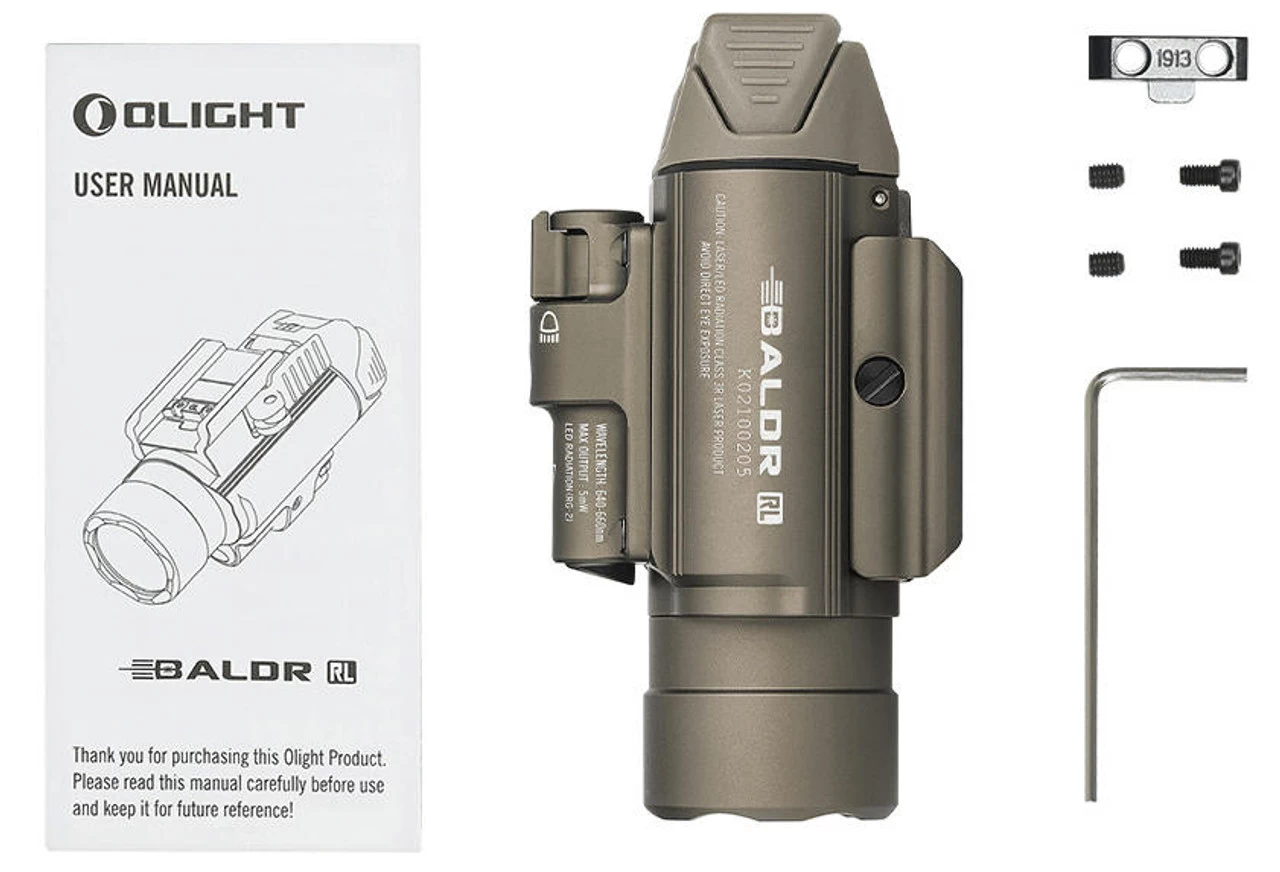 Olight Baldr RL Professional Red Laser Tactical Light 10 Olight Baldr RL Professional Red Laser Tactical Light - Image 8