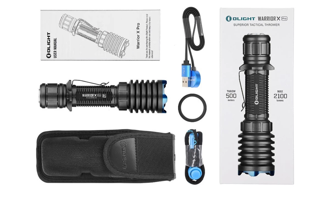 Olight Warrior X Pro 2100 Lumen Tactial Thrower Light 8 Olight Warrior X Pro 2100 Lumen Tactial Thrower Light - Image 6