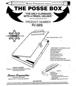 Posse Box Junior PJ-32S Side Opening Clipboard Box -Outdoor Tactical Gear posse box junior pj 32s side opening clipboard box pb pj 32s 06570.1599181555