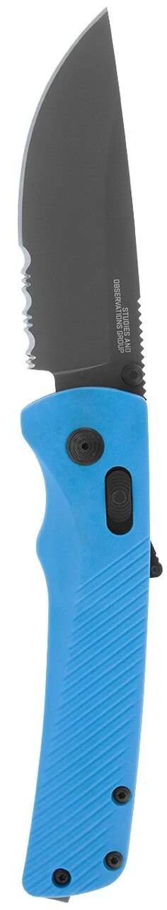 SOG Flash AT Civic Cyan Serrated Folding Knife