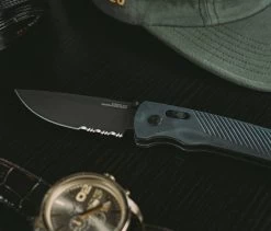 SOG Flash AT Urban Grey Serrated Folding Knife -Outdoor Tactical Gear sog flash at urban grey serrated folding knife 11 18 06 57 43115.1601495243
