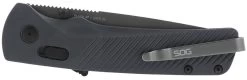 SOG Flash AT Urban Grey Serrated Folding Knife -Outdoor Tactical Gear sog flash at urban grey serrated folding knife 11 18 06 57 81492.1601478725