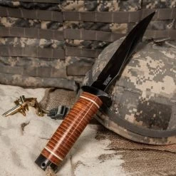 SOG Super SOG Bowie Fixed Blade Knife -Outdoor Tactical Gear sog super sog bowie fixed blade knife sb1t l 76944.1601483727