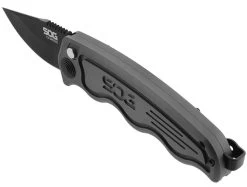 SOG-TAC California Special Auto Knife - Battleship Grey -Outdoor Tactical Gear sog tac california special auto knife battleship grey st 14gy 40230.1609289433