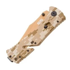 SOG Trident Serrated Copper TiNi Desert Camo -Outdoor Tactical Gear sog trident serrated copper tini desert camo tf5 cp 45205.1599993294