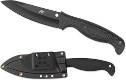 Spyderco Aqua Salt Black Fixed Blade Knife