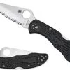 Spyderco Delica 4 Lightweight Black Spyder Edge Folding Knife -Outdoor Tactical Gear spyderco delica 4 lightweight black spyder edge folding knife c11sbk 75233.1603756535