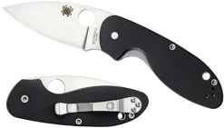 Spyderco Efficient G-10 Black Plain Edge Folding Knife