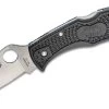 Spyderco Endela Folding Knife With Lightweight Black Handle