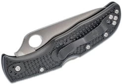 Spyderco Endela Folding Knife With Lightweight Black Handle -Outdoor Tactical Gear spyderco endela folding knife with lightweight black handle c243pbk 36283.1601493745