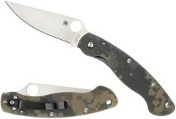 Spyderco Military Digital Camo Plain Edge Knife